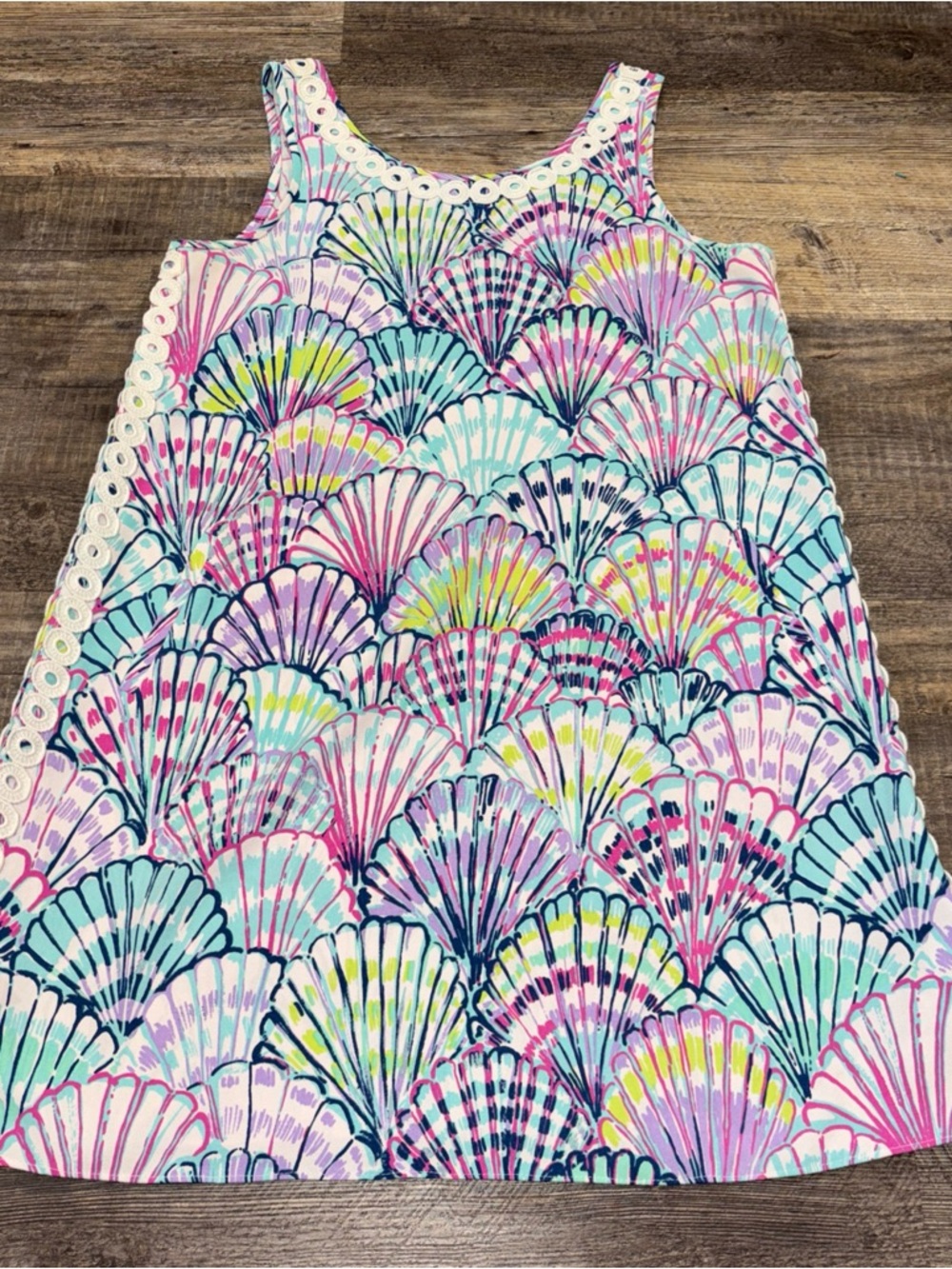 Lilly Pulitzer Multicolor Shell-Print Sleeveless Shift Dress